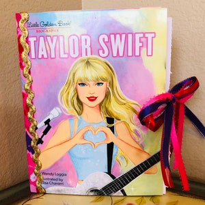 Personalized Junk Journal, Little Golden Book, Diary, Unique Gift, Swiftie
