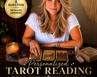 Personalized Tarot Card Reading/ Intuitive Reading/1 Question with detailed answers and PDF