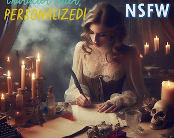 NSFW Comfort Character Letter, Personalized, Self-Love for you or others, Any Character, All Fandoms Welcome!