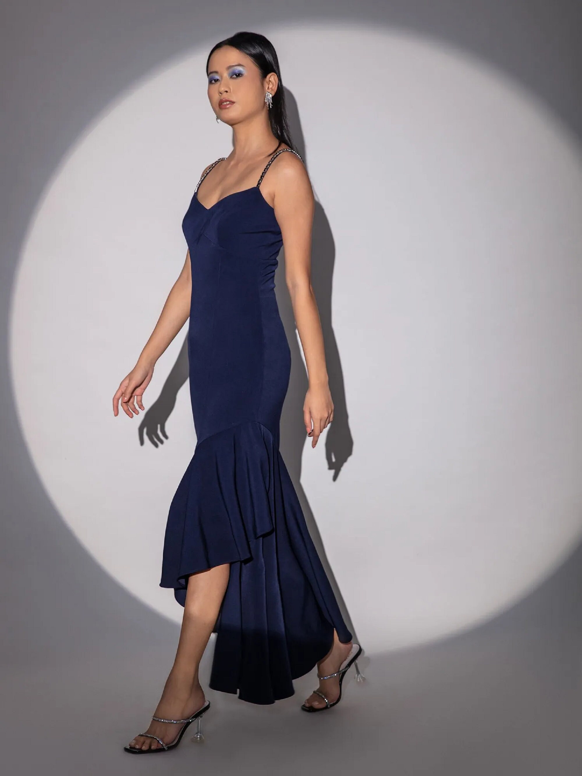 Navy Blue Maxi Dress Bridesmaid Dress Navy Dress Navy Blue - Etsy UK