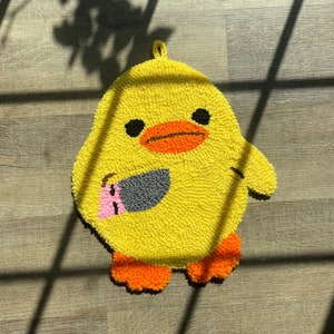 Duck Meme | Hand-Tufted Wall Hanging