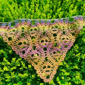 Bandana per capelli &quot;Trapped Souls&quot; / Fazzoletto all&#39;uncinetto &quot;Lost Souls&quot;