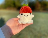 Crochet Pumpkin Ghost