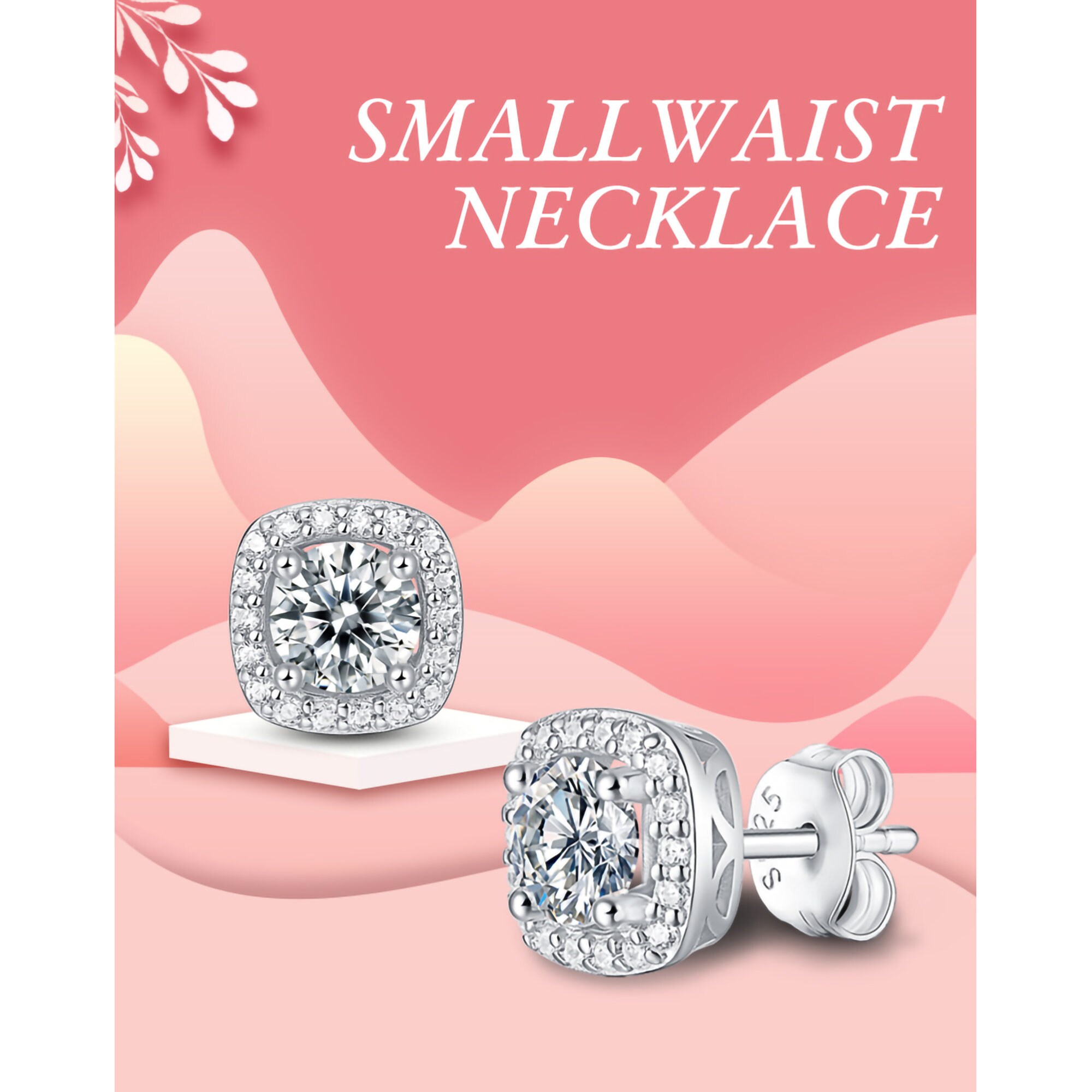 Moissanite Stud Earrings Certified Moissanite With 18K Gold - Etsy