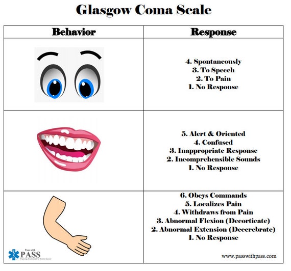 Glasgow Coma Scale (GCS): What It Is, Interpretation & Chart