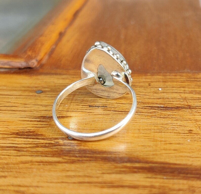 Moonstone Ring Solid 925 Sterling Silver Band Ring Handmade Gift Jewelry J9022 Moonstone Ring Solid 925 Sterling Silver Band Ring Handmade Gift Jewelry J9022