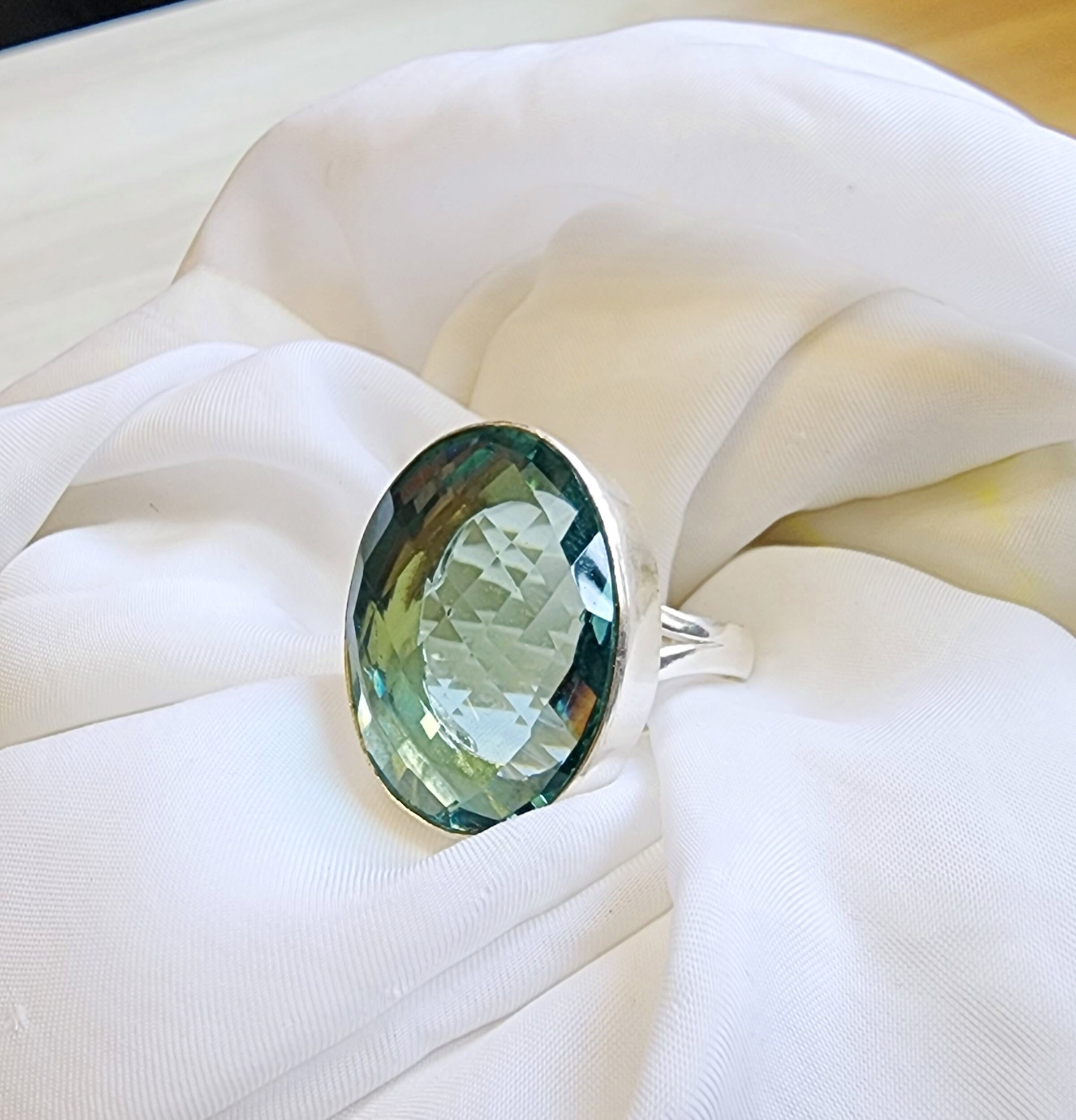 アクセサリー wizble Pinky Ring Aquamarine Silver925 Aquamarine Gemstone 925 Silver Women's Fine Blue Ring Pear