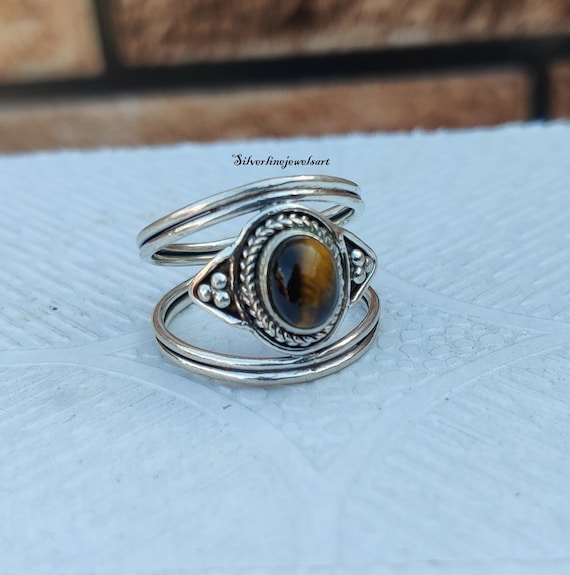 Tiger Eye Ring w/Braid Bezel Tiger Eye Ring w/Braid Bezel