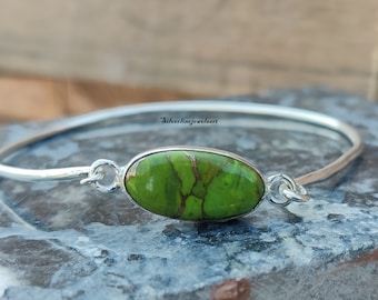 925 Sterling Silver Plated Engagement Jewelry ShantiInternational Original Green Copper Turquoise Bracelet 7.9 925 Sterling Silver Plated Engagement Jewelry ShantiInternational Original Green Copper Turquoise Bracelet 7.9