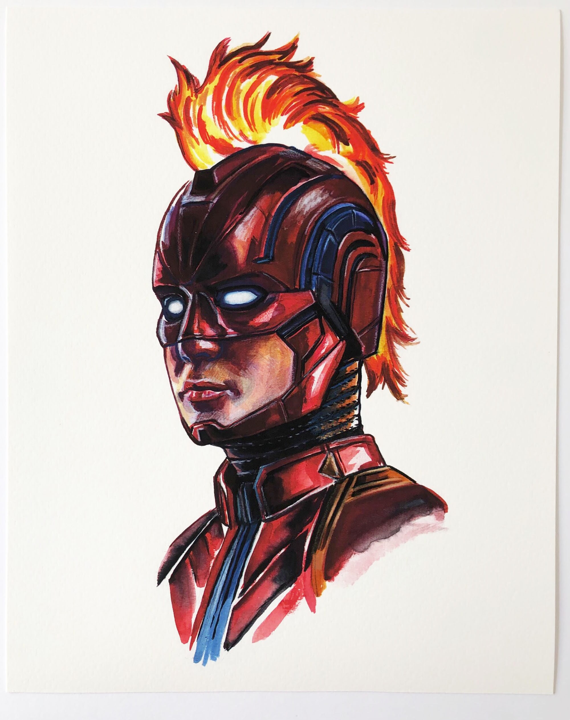 Carol Danvers Captain Marvel - 5D Diamond Paintings