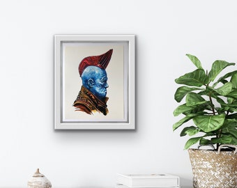 絵画 Hans Stephanie art Marvel yondu 漫画、コミック Hans Stephanie Original art signed Yondu Marvel