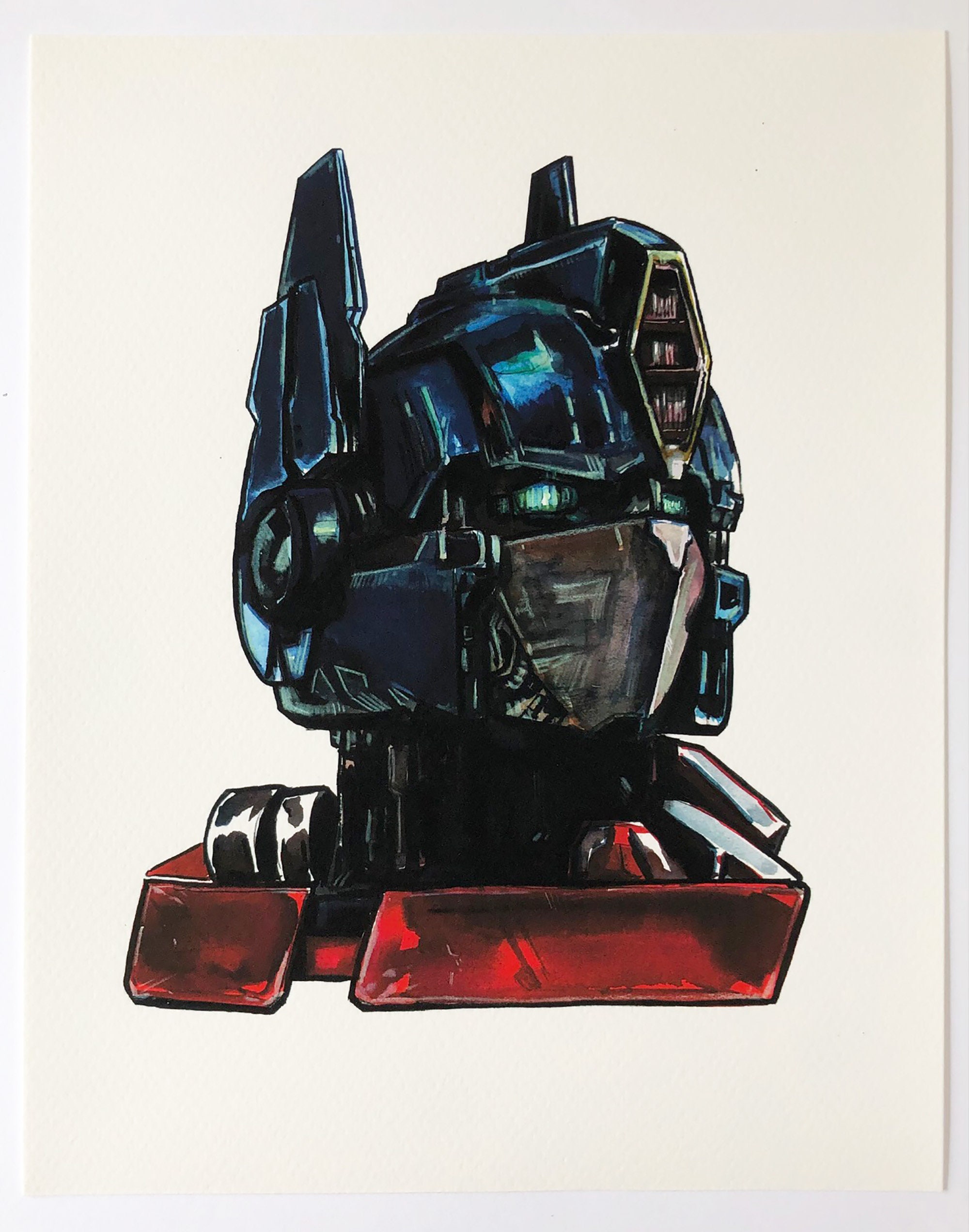 Optimus Prime, Transformers print by 2ToastDesign