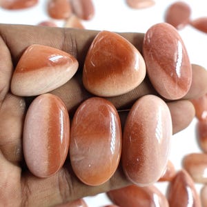 High Quality Orange Aventurine Cabochon Wholesale Price 100%Natural Handmade Aventurine Gemstone Mix Shape Size Jewelry Making Stone Lot