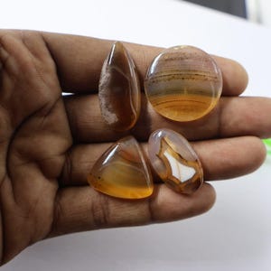 100%Natural  Montana Agate Crystal 4 Pcs Lot Top Quality Handmade  Montana Agate 96.75 Ct Agate Lot Rings Pendants Jewelry Making Stone Lot