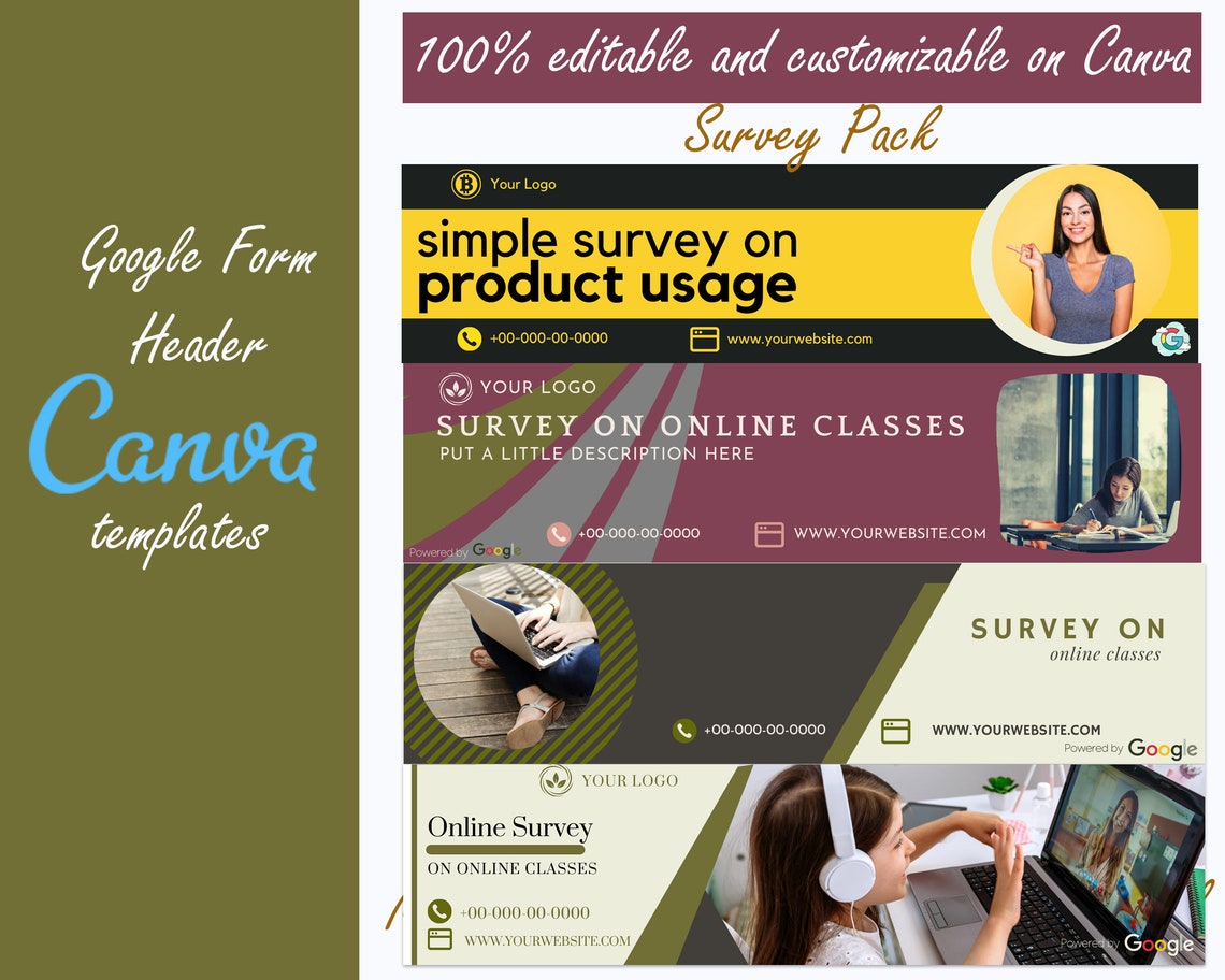 10 Editable Google Form Header Templates With Canva for Online Etsy India 10 Editable Google Form Header Templates With Canva for Online Etsy India