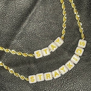 SKZ - Stray Kids Bias & Stay Necklace - Stray Kids - Kpop - Kpop Inspired - Stray Kids Inspired - Handmade