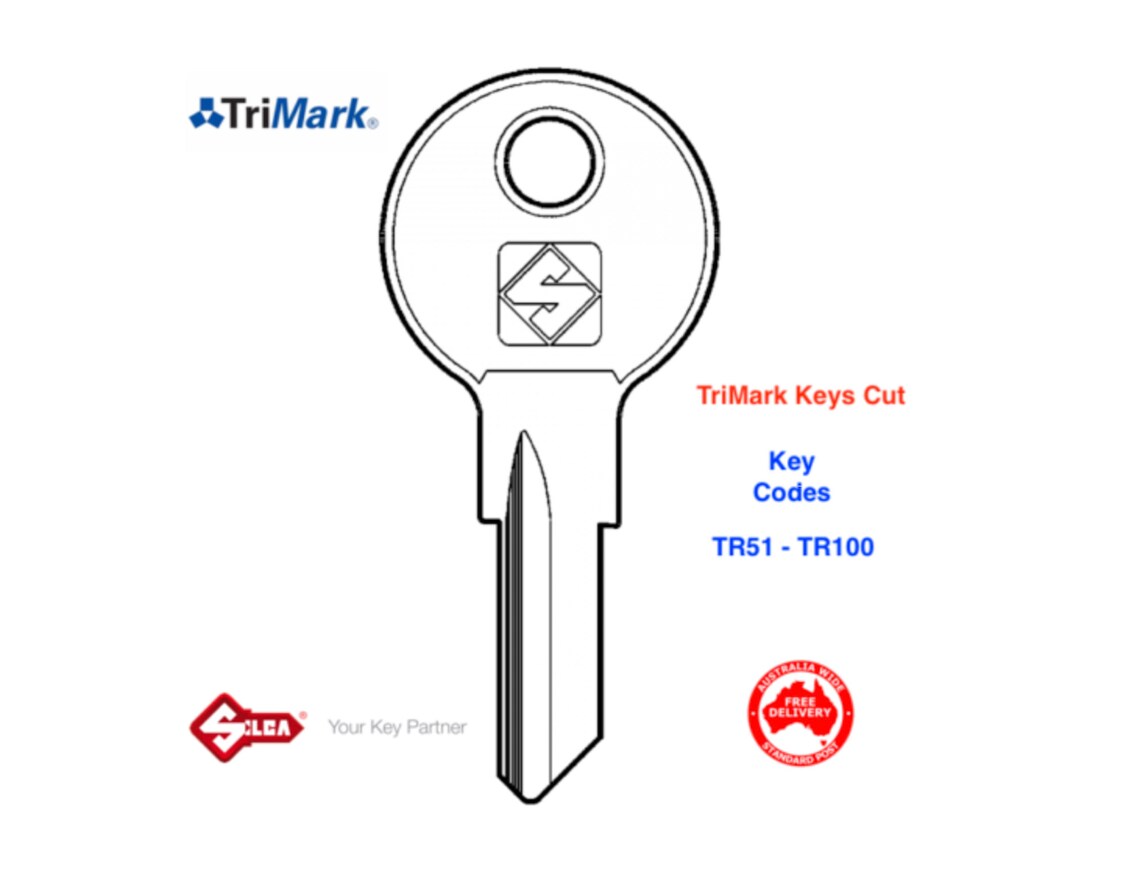 Trimark, Winnebago Motorhome & RV Keys Cut to Code Number TR51TR100 Caravan Etsy
