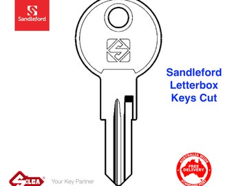 Replacement Sandleford Letterbox Keys Cut To Your Code Number Codes 001 - 200