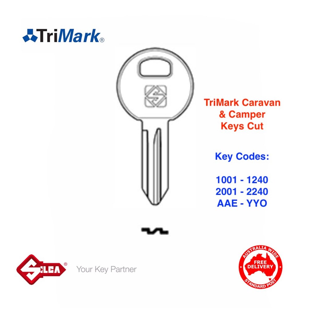 Trimark Camper & RV Keys Cut to Code Number Etsy