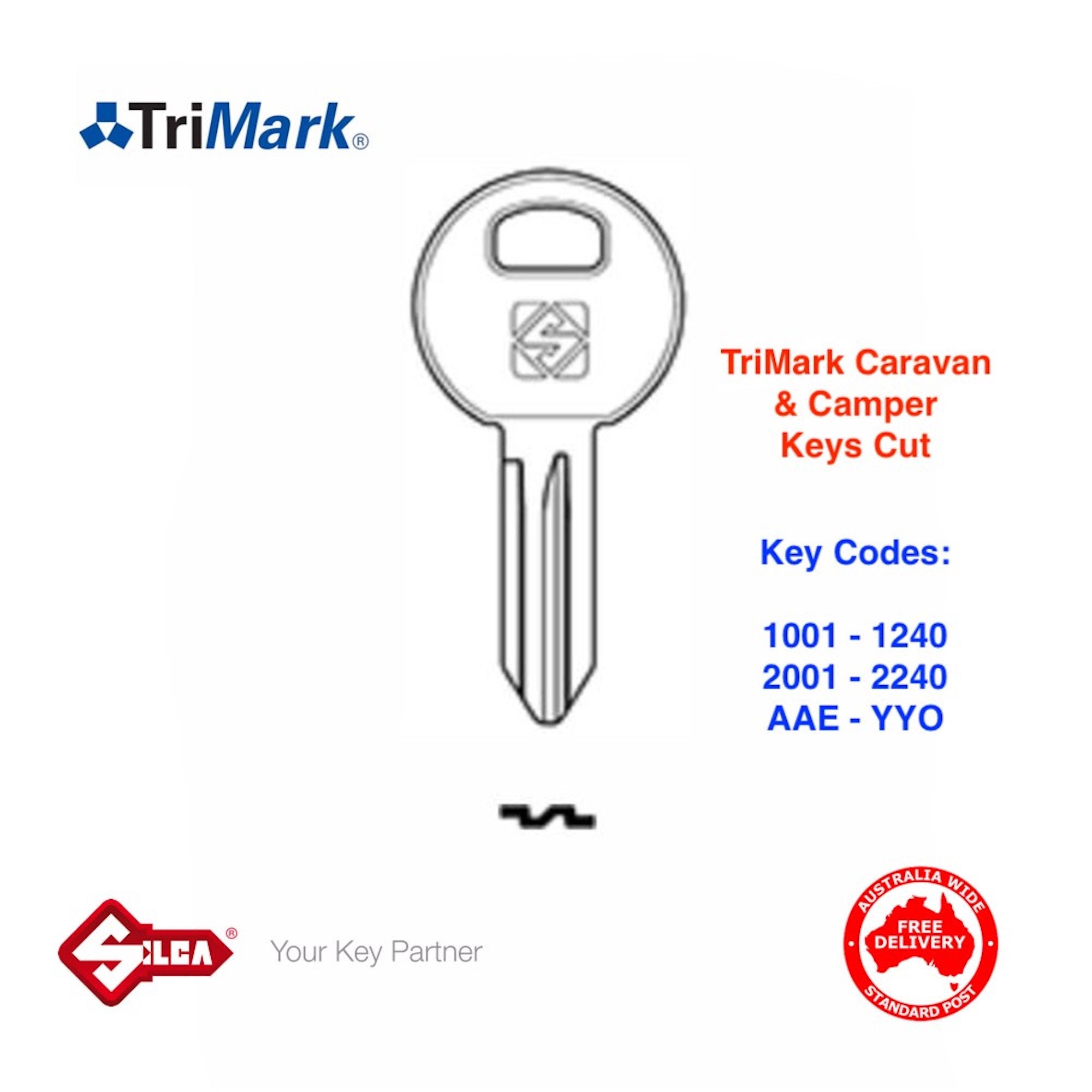 Trimark Camper & RV Keys Cut to Code Number Etsy