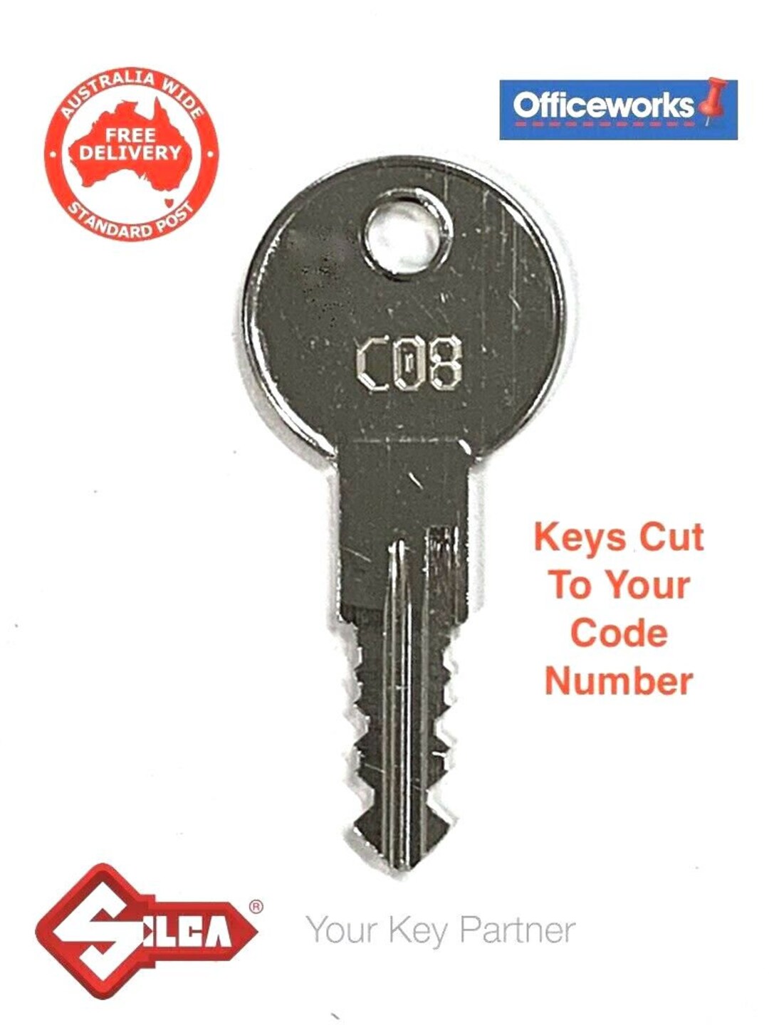 Replacement Sandleford Letterbox Keys Cut to Your Code Number Codes