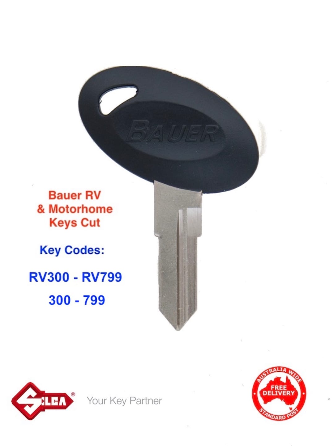 Bauer Jayco Caravan & Camper RV Keys key Cut to Code Numbers Etsy