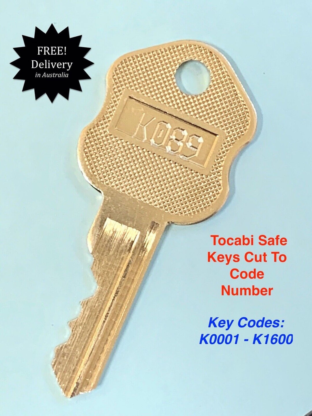 Tocabi Safe Keys Cut to Code Number Etsy
