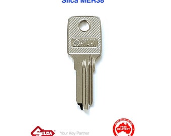 Silca MER38 Dimple Key Blank Suits Meroni, Cyberlock