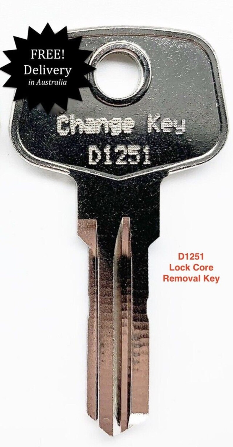 Universal Change Keythule Lock Core Removal Key D1251 Etsy