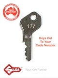 Steelco Filing Cabinet Keys Cut To Your Code Number