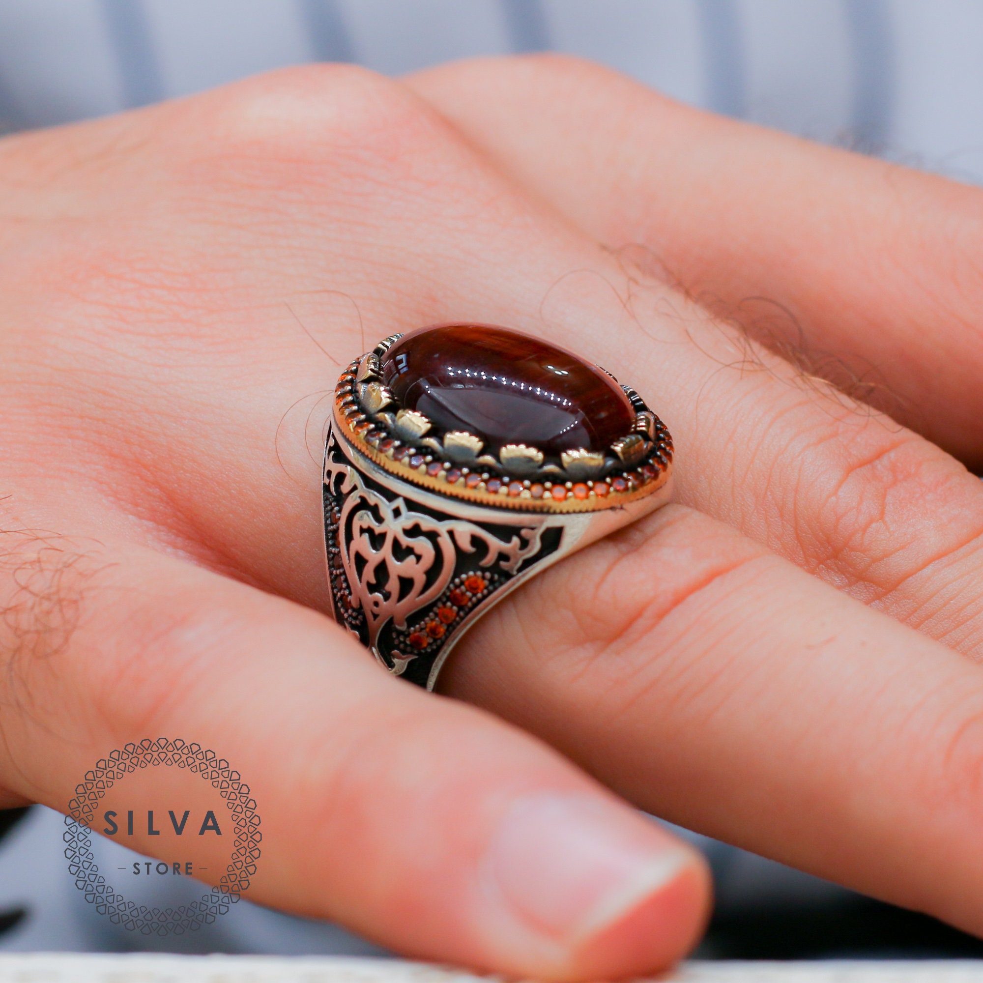 Modern Handmade Ring, Oval Gemstone, Solid 925 Sterling Silver Jewelry, Anniversary Gift, Gem Color Can Be Selected - Etsy Modern Handmade Ring, Oval Gemstone, Solid 925 Sterling Silver Jewelry, Anniversary Gift, Gem Color Can Be Selected - Etsy