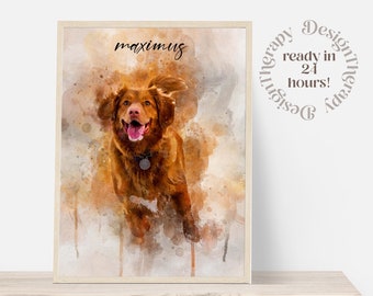 Watercolor Portrait Art | Personalized Portraits | Wedding, Birthday & Anniversary Gifts | Graphic Edit Sketch Art | Digital Prints and Art