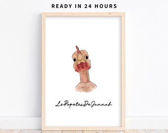 Minimalist Watercolor Pet Portrait | Custom Pet Memorial Art | Pet Loss Gift | Personalized Pet Keepsake | Pet Painting from Photo