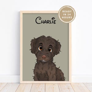 Ritratto di animale domestico personalizzato, arte di cane o gatto da foto, regalo per la festa della mamma per le mamme di animali domestici, stampa di disegni di animali domestici personalizzati