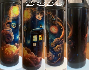 Dr Who  20 oz Dual lid Tumbler/Water bottle