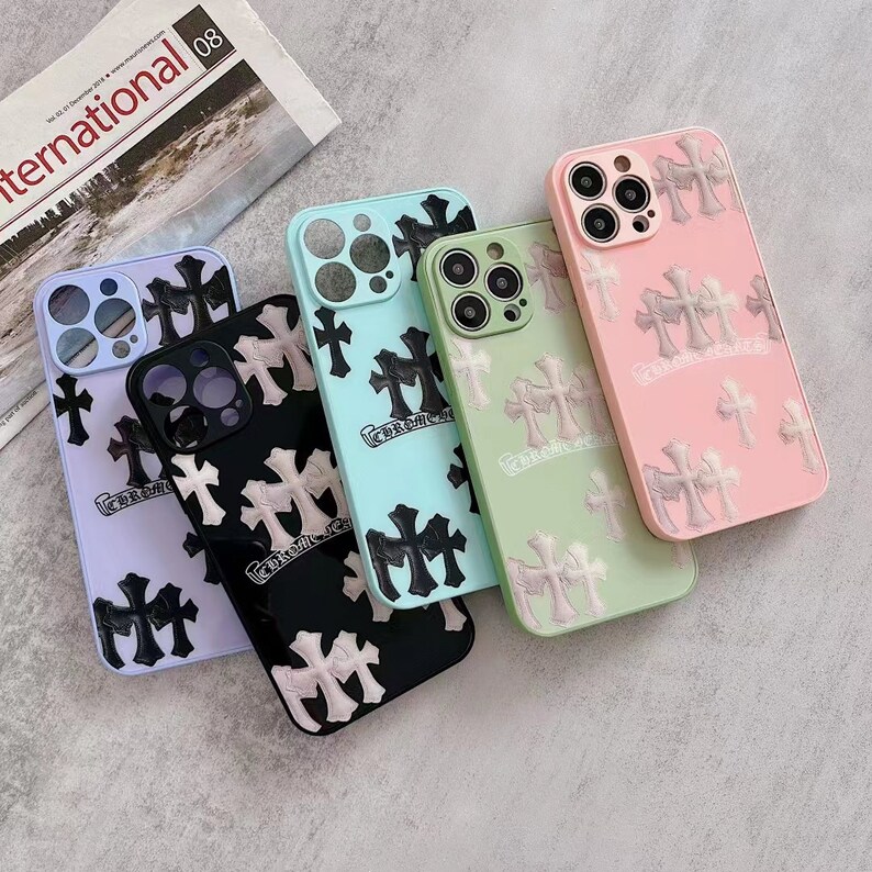 CH Inspired iPhone Case - For iPhone 14 iPhone 13 13 Pro 13 Mini 13 Pro Max iPhone 12 Pro Max 12 Mini Case 11 11 Pro Xr Xs Max 7 8 Plus 