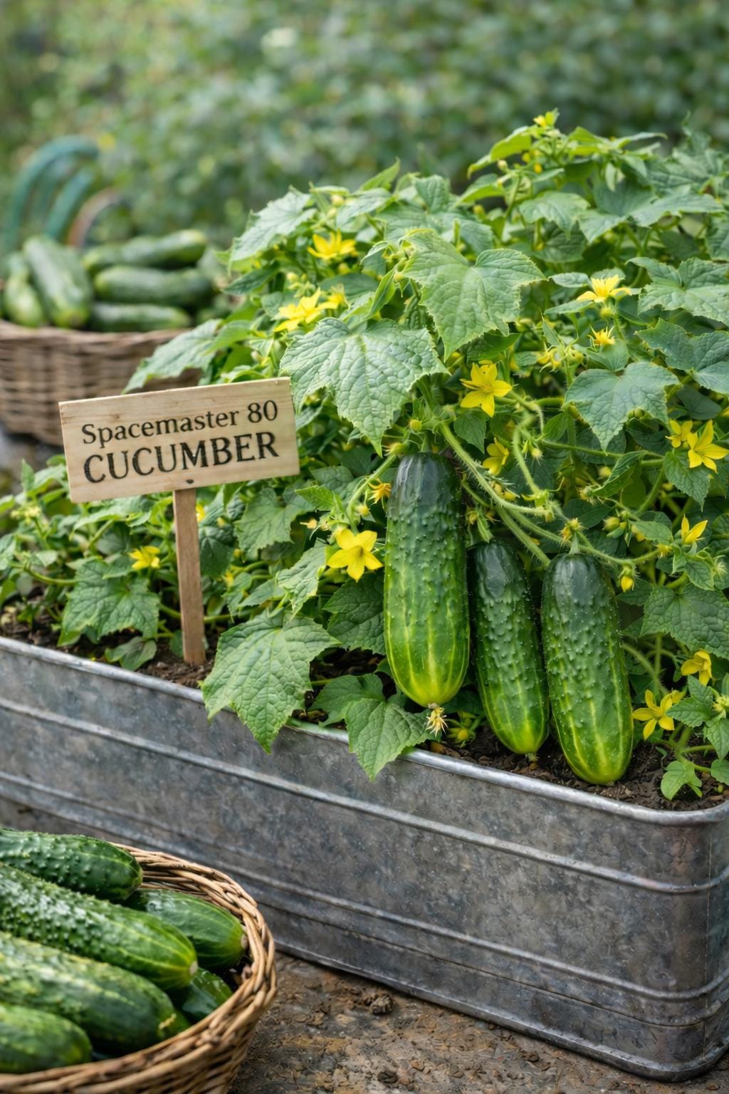 Spacemaster 80 Cucumber Seeds| Compact Bush Cucumber | Perfect for ...