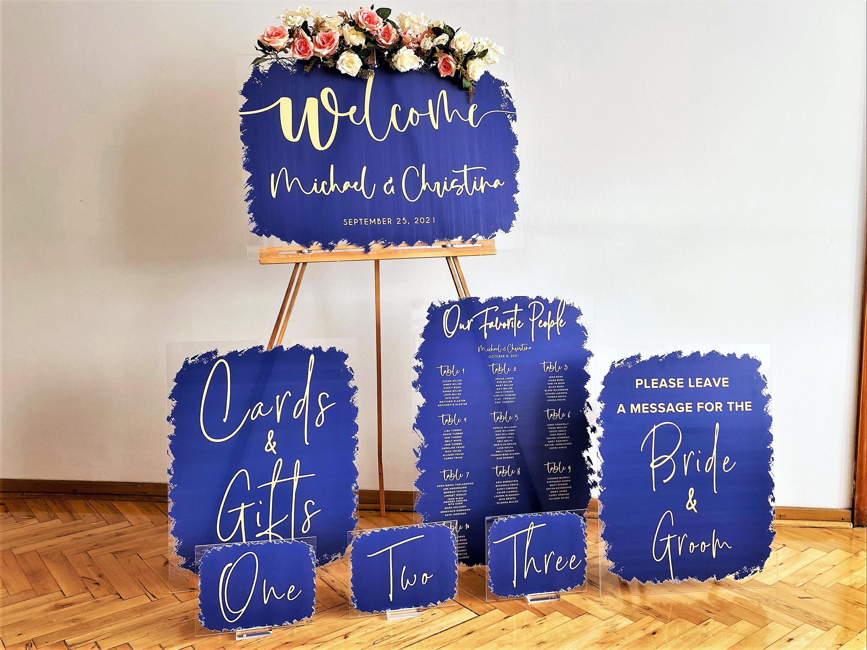 Custom Guests Names Wedding Guest Seating Table Number Engagement Seats  Welcoming Banquet Map Guide Sign Please Find Your Seat - Party Direction  Signs - AliExpress