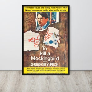 To Kill a Mockingbird (1962) Vintage Movie Poster
