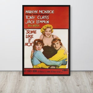 Some Like It Hot (1959) Vintage Movie Poster 24x36 inches
