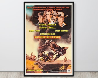 ウエスタン (1968) セルジオ・レオーネ監督作品の西部劇映画ポスター