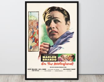 Na nabrzeżach (1954) plakat filmowy vintage