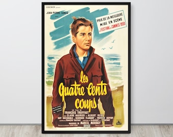 The 400 Blows (1959) Vintage Movie Poster