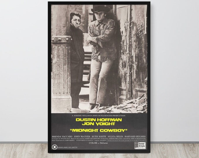 Midnight Cowboy (1969) Vintage Movie Poster