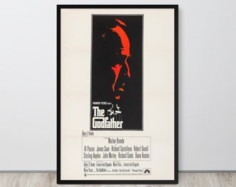The Godfather (1972) Vintage Movie Poster