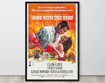 Gone with the Wind (1939) Vintage Movie Poster