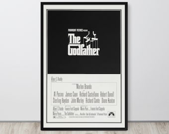 The Godfather (1972) Vintage Movie Poster