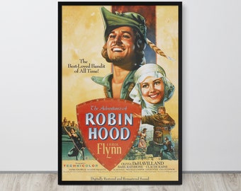 The Adventures of Robin Hood (1938) Vintage Movie Poster