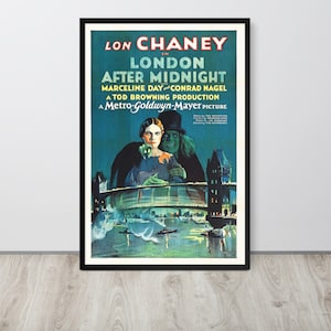 London After Midnight (1927) Vintage Movie Poster