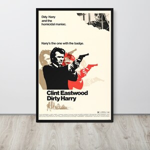 Dirty Harry (1971) Vintage Movie Poster